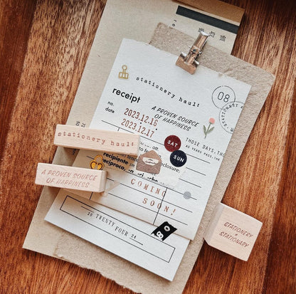 Penspapersplanner Series V Enjoy The Journey Rubber Stamps