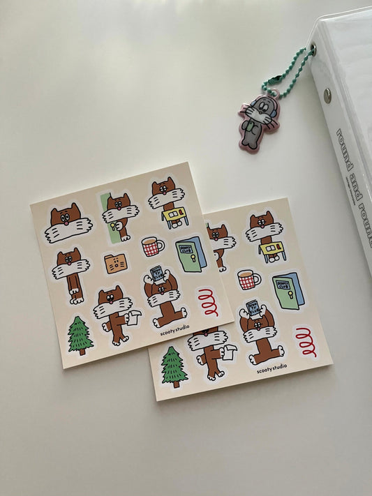 Scooty Studio Ralph Sticker / Join The Book Club