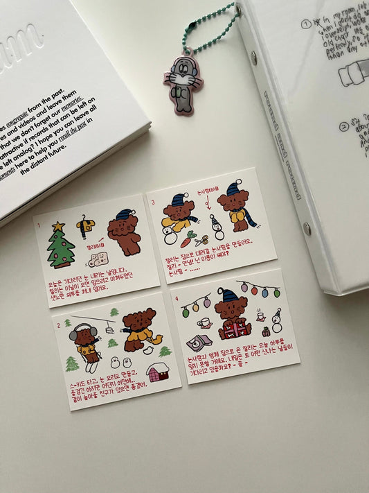 Scooty Studio Story Sticker / Little Charlie & Snow Man