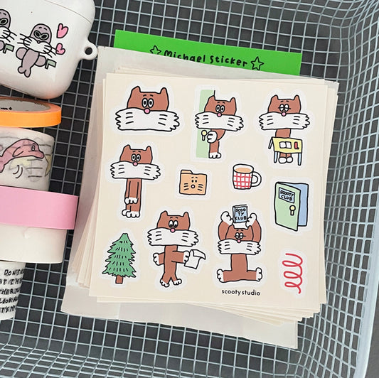 Scooty Studio Ralph Sticker / Join The Book Club