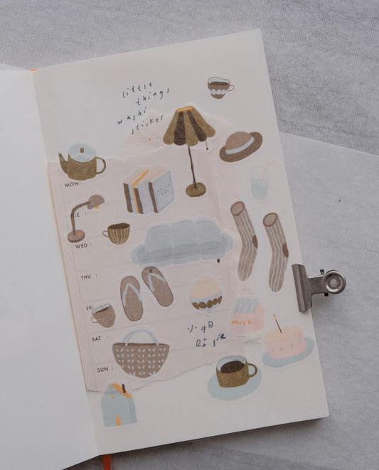 Bighands Little Things Washi Sticker Set