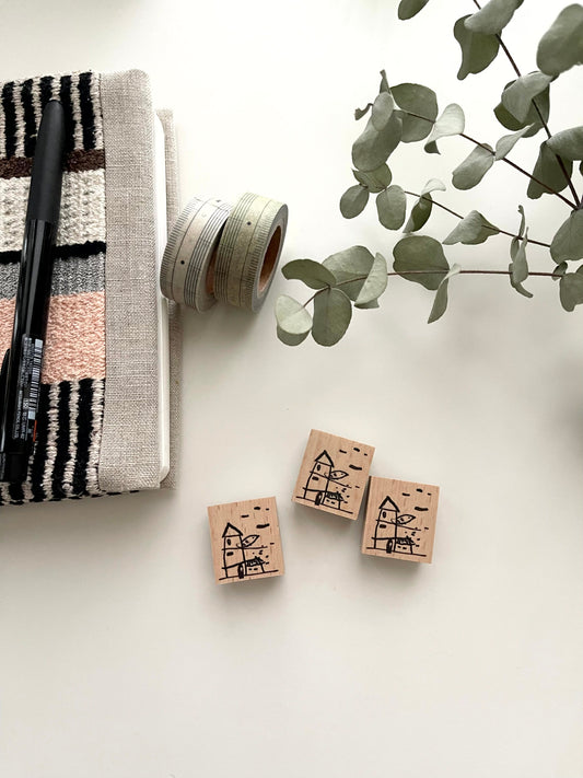 Innkbenchmark Route Moment Rubber Stamp