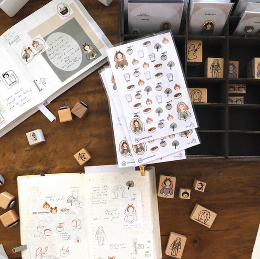 Innkbenchmark SHI (Eat) Washi Sticker Set