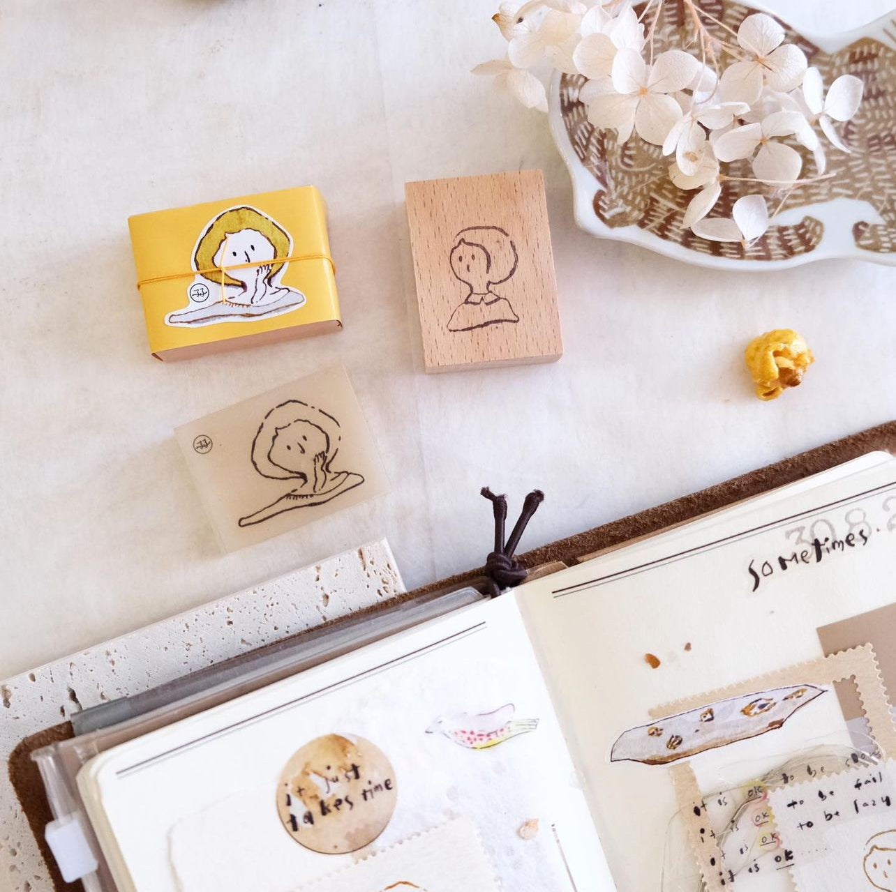 Innkbenchmark Girl Rubber Stamp | 3 Designs