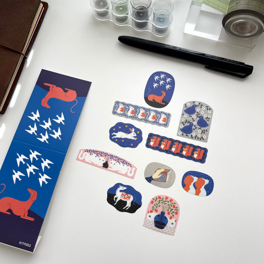 KITTA Vol. 14 Mythology Washi Stickers // KITF002