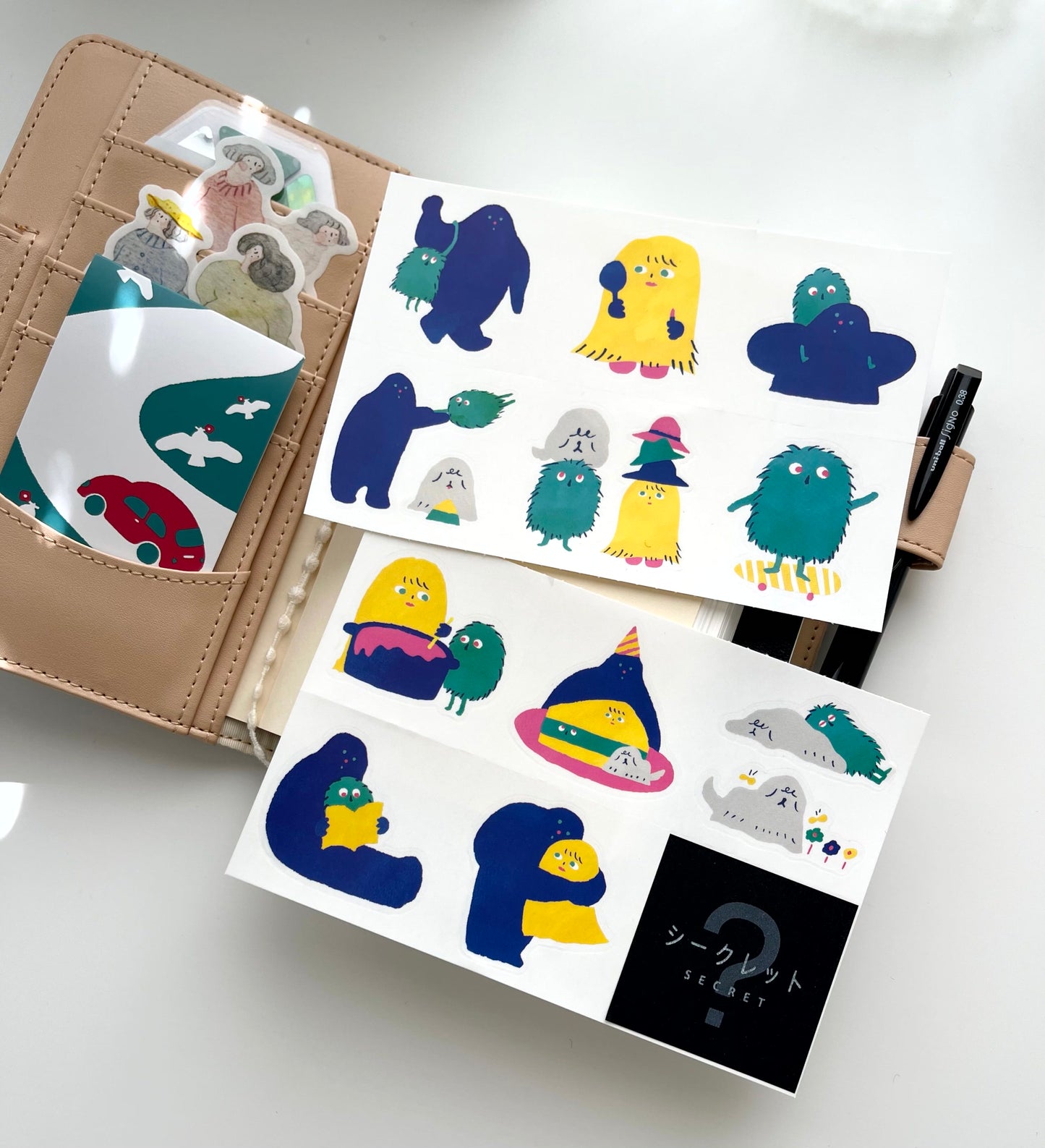 HITOTOKI Perforated Kiss-Cut Sticker Sheet // Life