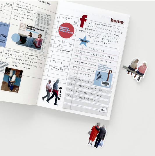 Organize a bit People Sticker Sheet // 4 Options