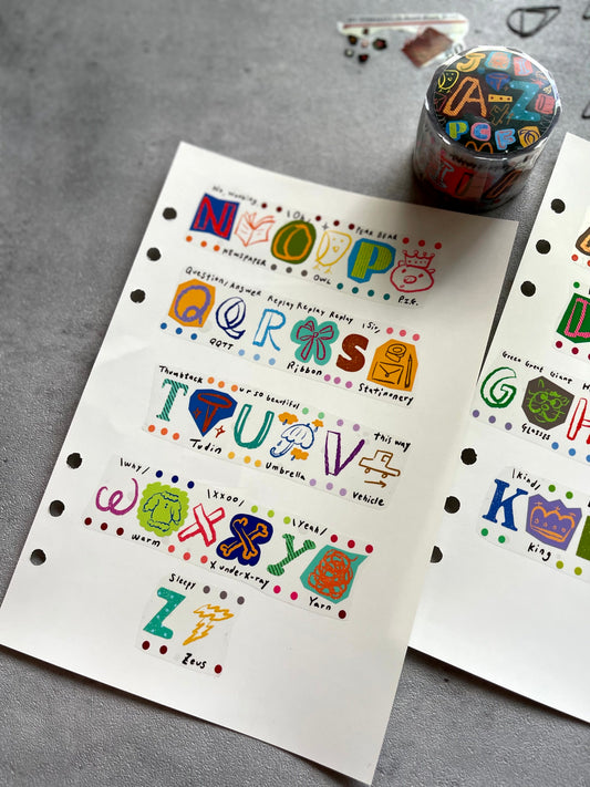 A kind of café The A to Z PET Tape