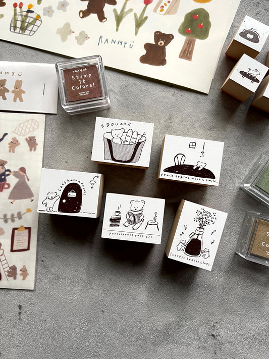 Ranmyu Easy Life Rubber Stamp // 5 Designs
