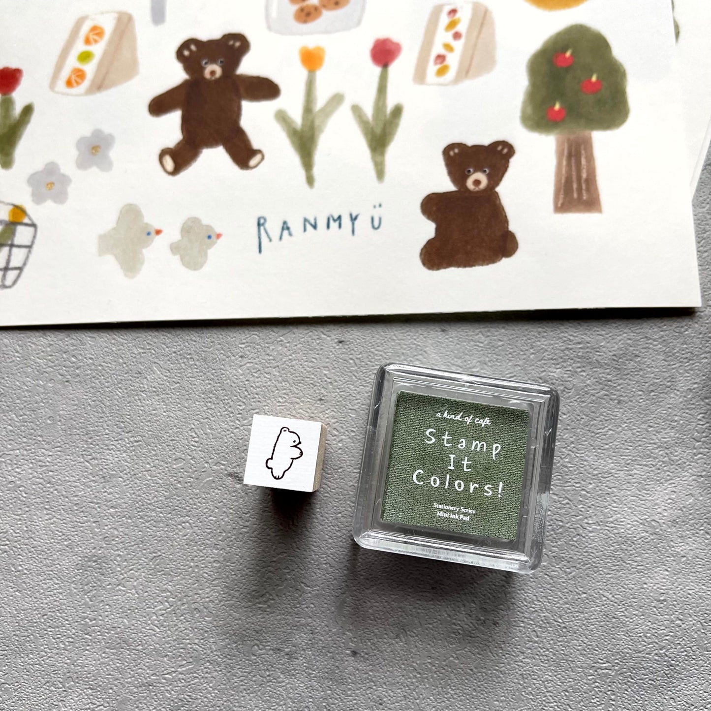 Ranmyu Mini Rubber Stamp // 2 Designs