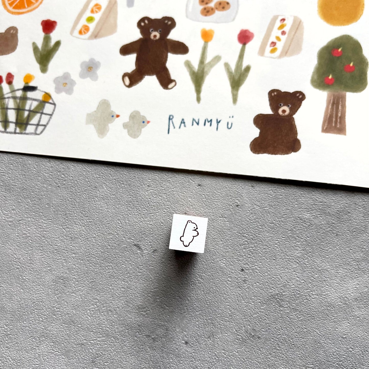 Ranmyu Mini Rubber Stamp // 2 Designs