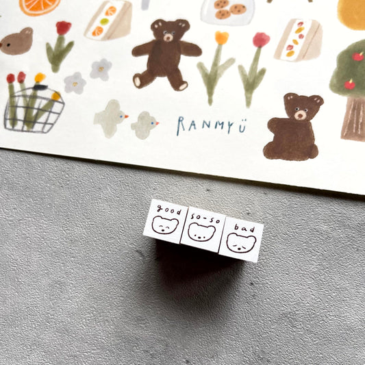 Ranmyu Mood Rubber Stamp Set
