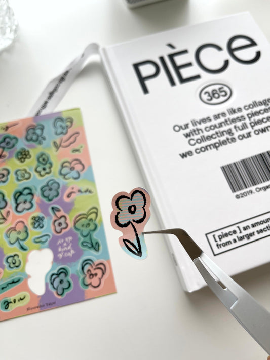 A kind of café Soft Neon Sticker