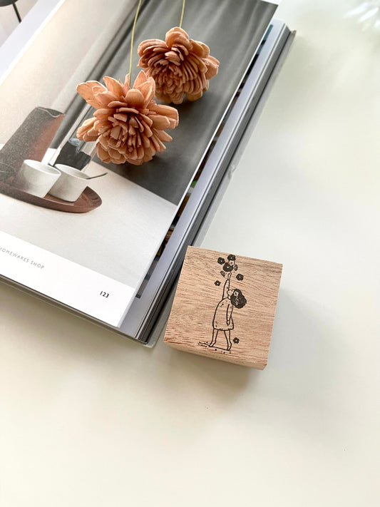 Black Milk Project Bloom Collection Rubber Stamp