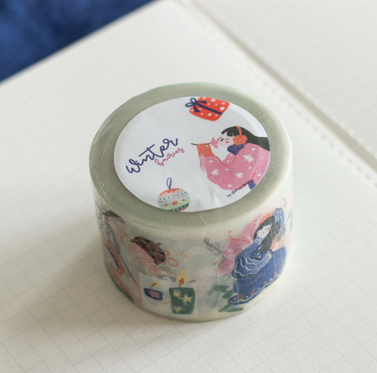 Teayou Winter Fairies Kiss-Cut PET Sticker Roll