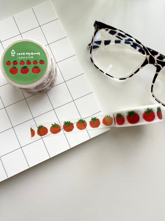 Tomato Drawing Masking Tape