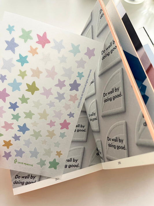 Stars Washi Sticker Sheet