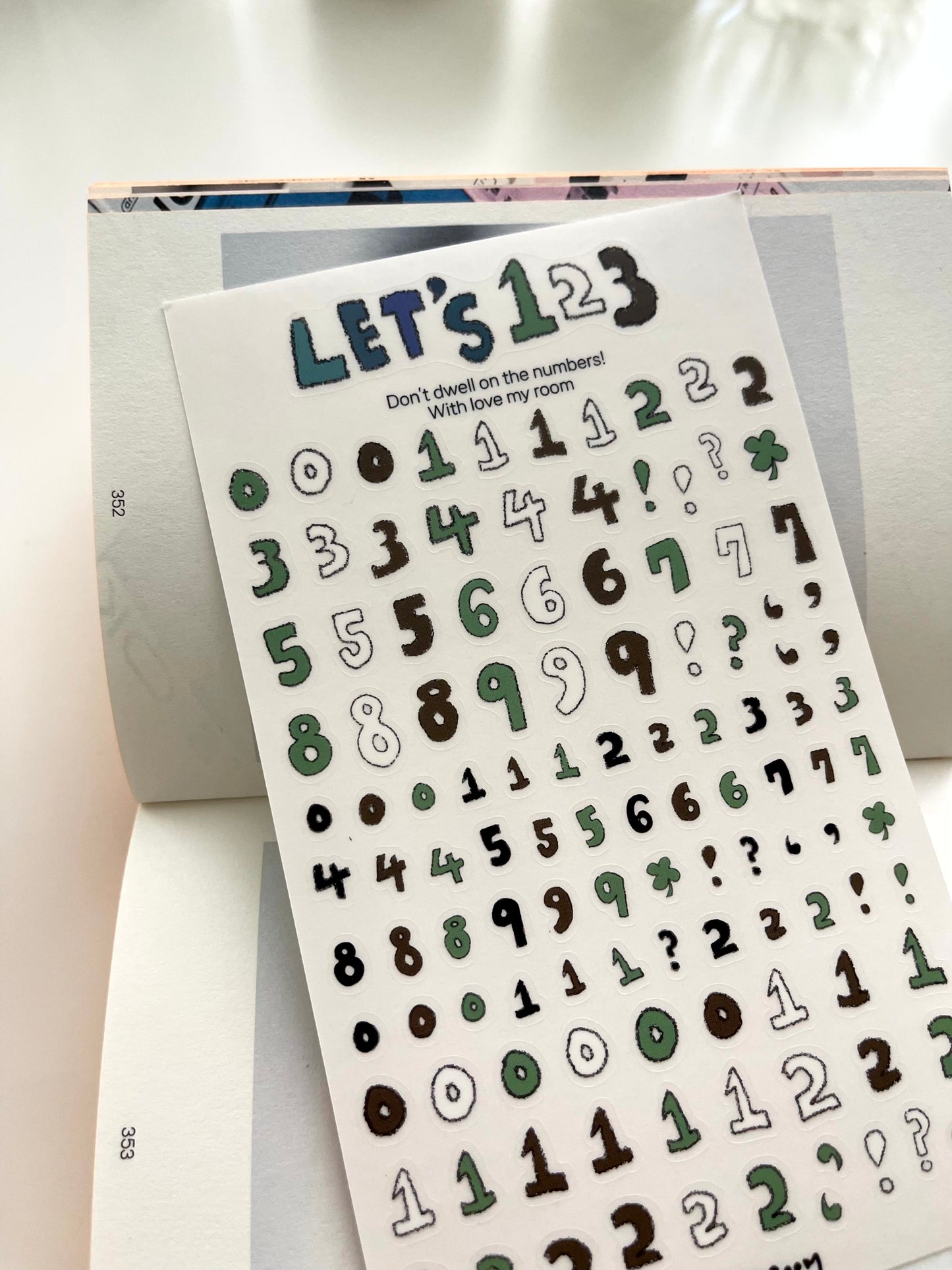 Let's 123 Sticker Sheet