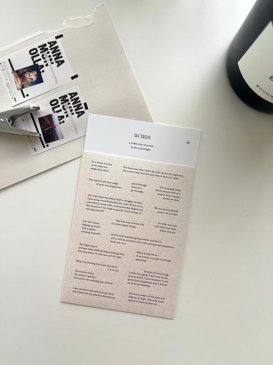 Day and Moment Collection of Words Sticker | 09