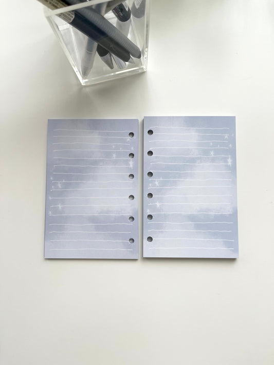 Jeongo Innerside A7 Refill Paper // Cloud Floating