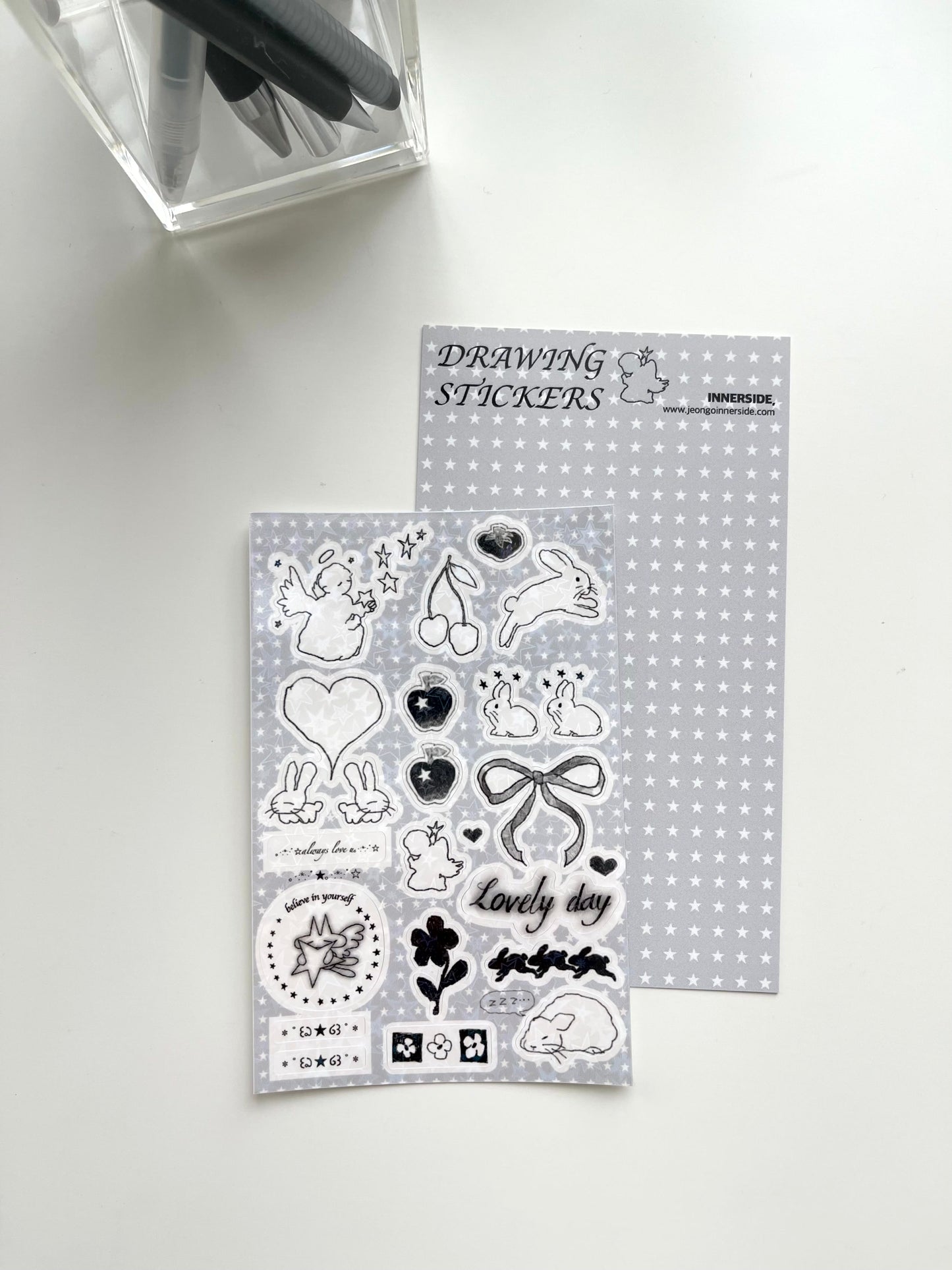 Jeongo Innerside Drawing Sticker // Lovely Day