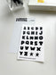 Jeongo Innerside Bold Alphabet Sticker