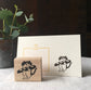 Hankodori Cat With Baguette Rubber Stamp