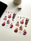 La Dolce Vita I Want to Give You a Star and a Forest Christmas Sticker Set
