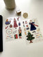 La Dolce Vita Merry Christmas Clear Sticker Set