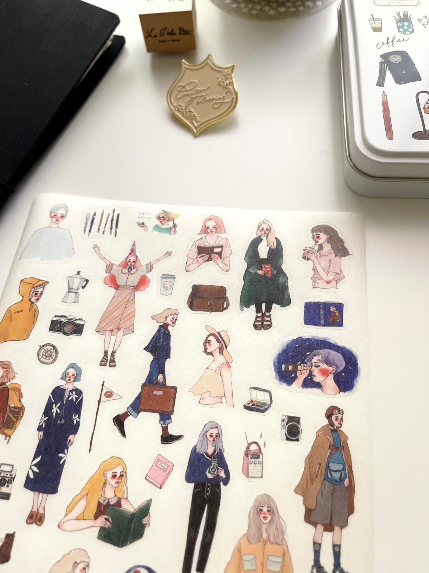 La Dolce Vita Bon Voyage A5 Washi Sticker