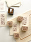 Hatsu Midori x Som Studio My Everyday Corner Wooden Stamps / 7 Designs