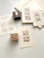 Hatsu Midori x Som Studio My Everyday Corner Wooden Stamps / 7 Designs