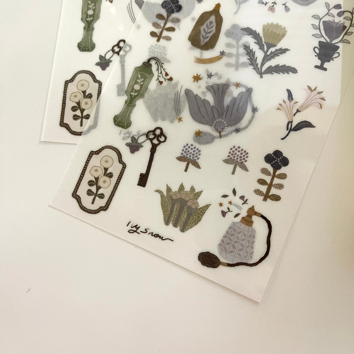 Ivy Snow Aroma Transfer Sticker Set