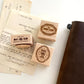 Breezy Studio Vintage Showa Style Rubber Stamp / 3 Designs