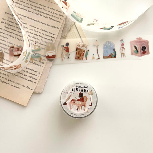 Teayou The Enchanted Library Kiss-cut Sticker Roll