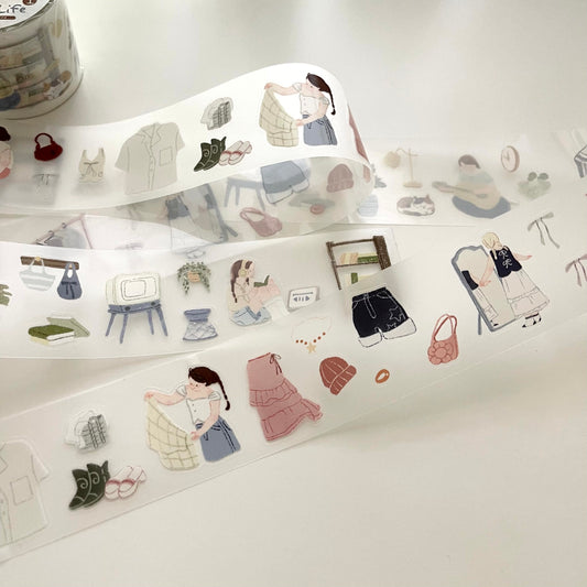 Teayou Palette Series Kiss-cut Sticker Roll / Ver. 01