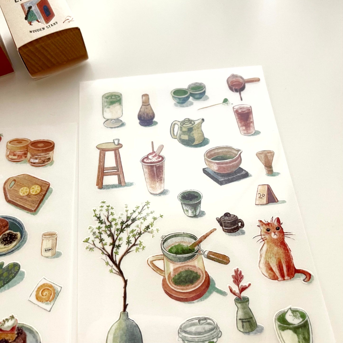 Teayou Macha Garden Transfer Sticker Set