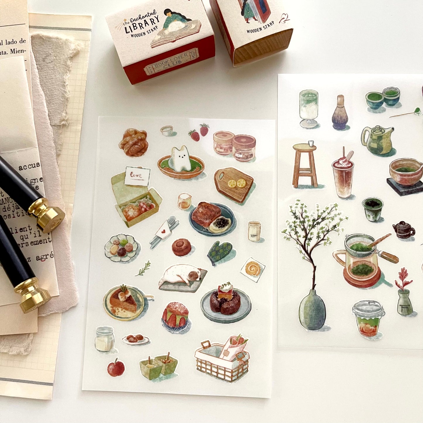 Teayou Macha Garden Transfer Sticker Set