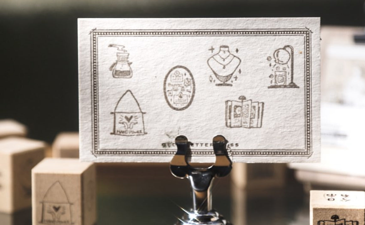 Modaizhi Market Diary Gacha Rubber Stamp (blind pick)