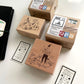 Modaizhi Market Diary Signature Rubber Stamp / 2 Designs