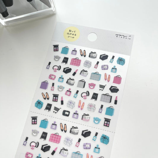 MIDORI Removable Fashion Planner Sticker