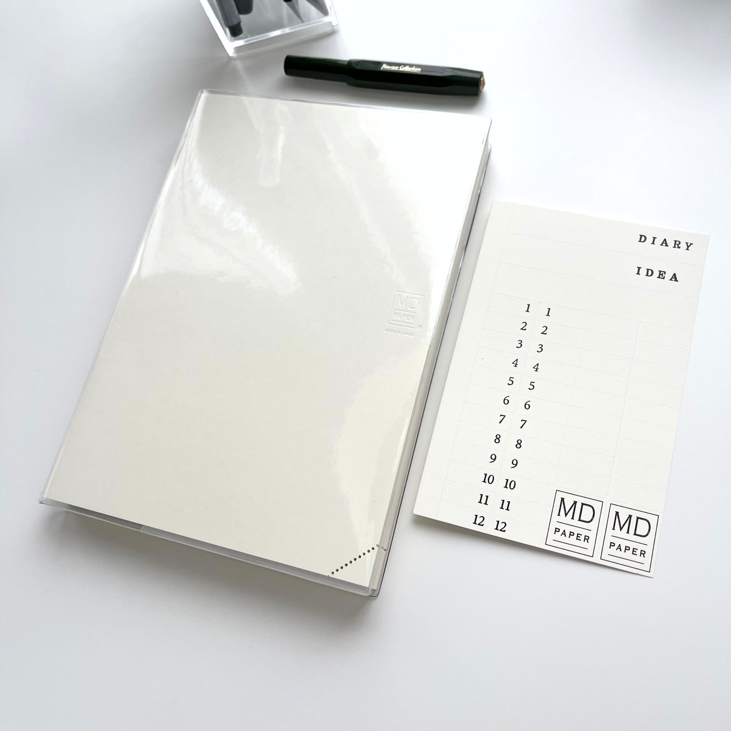 MIDORI Codex 1 Day 1 Page Journal Clear PVC Cover