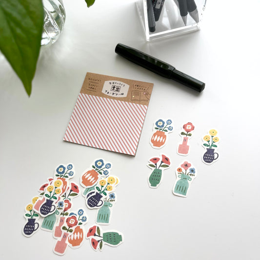 Furukawashiko Vase Sticker Set