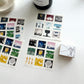 Rakui Hana Print Kiss-cut Postal Stamp Sticker Set / 01