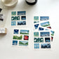 Rakui Hana Print Postal Stamp Sticker Set / 02