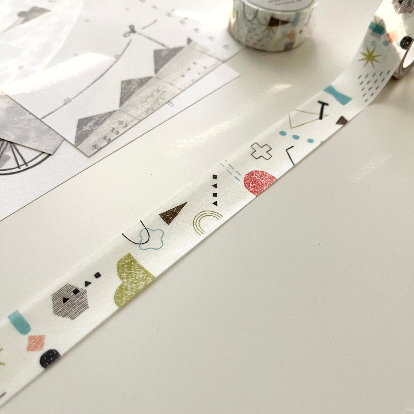 Mizushima Shapes Masking Tape / 2 Designs