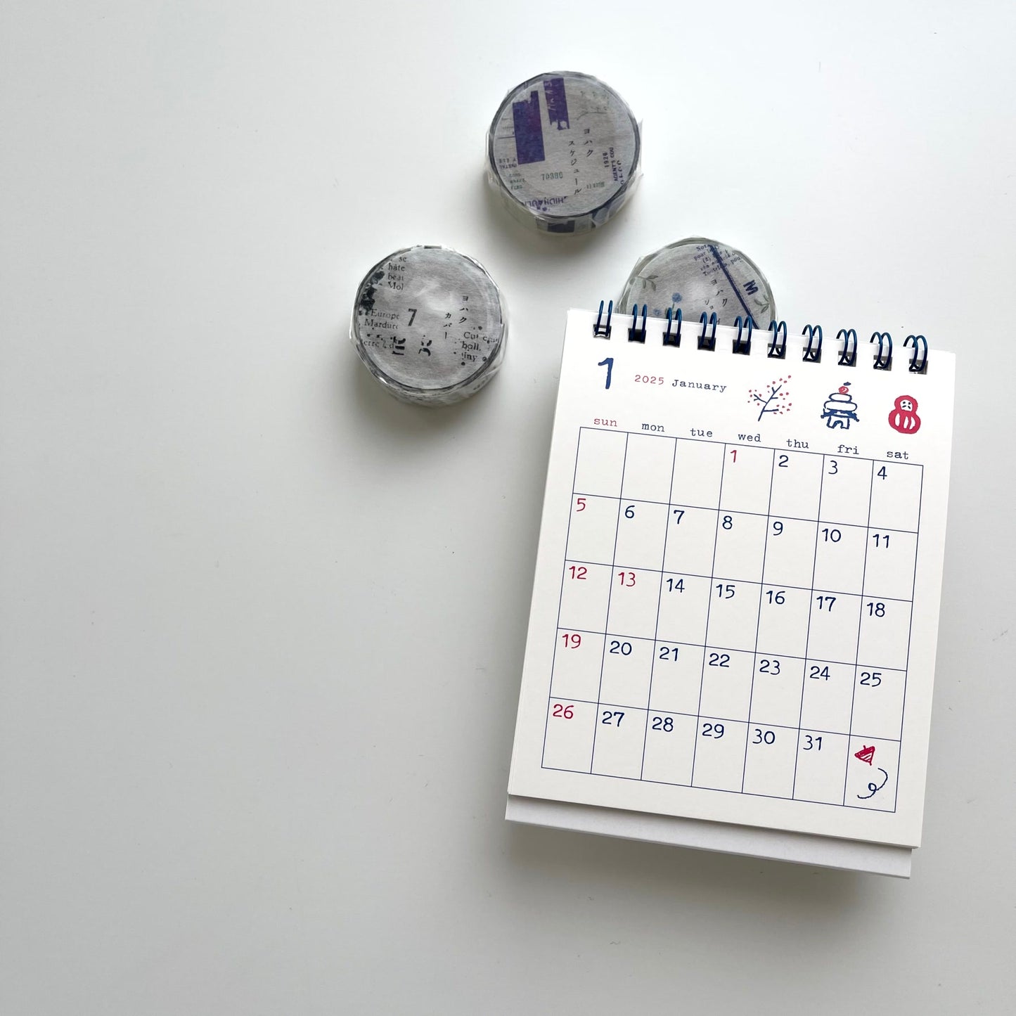 2025 Desk Ring Calendar