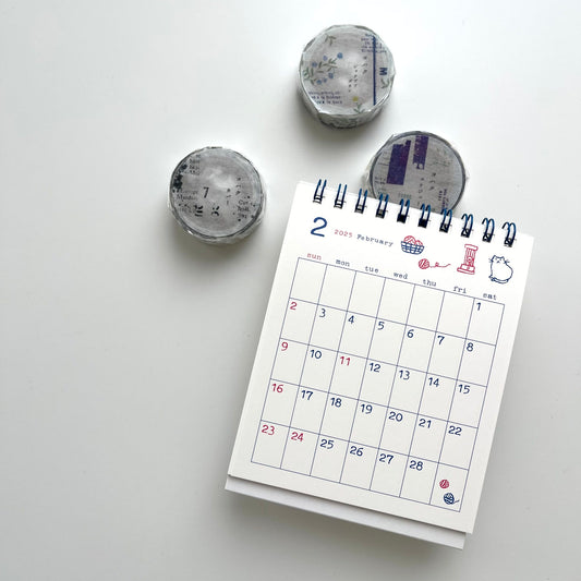 2025 Desk Ring Calendar