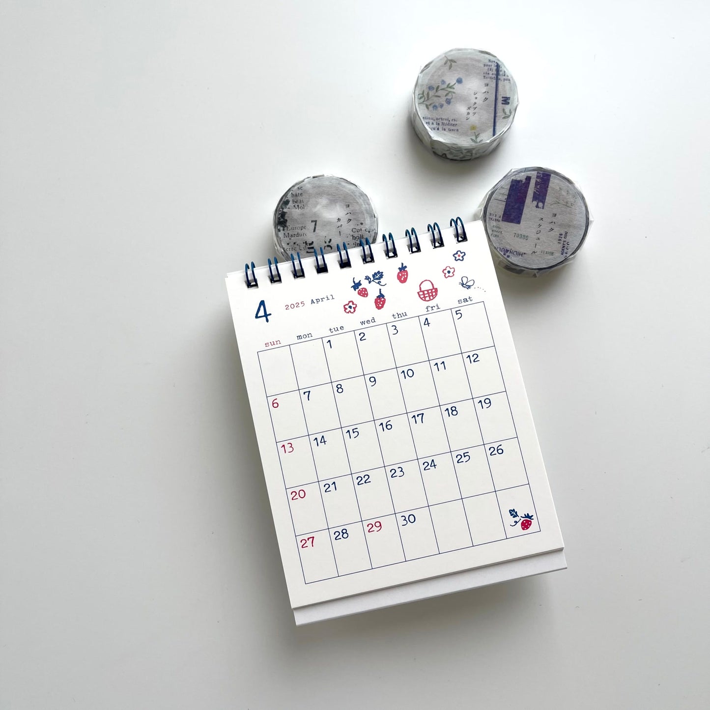 2025 Desk Ring Calendar