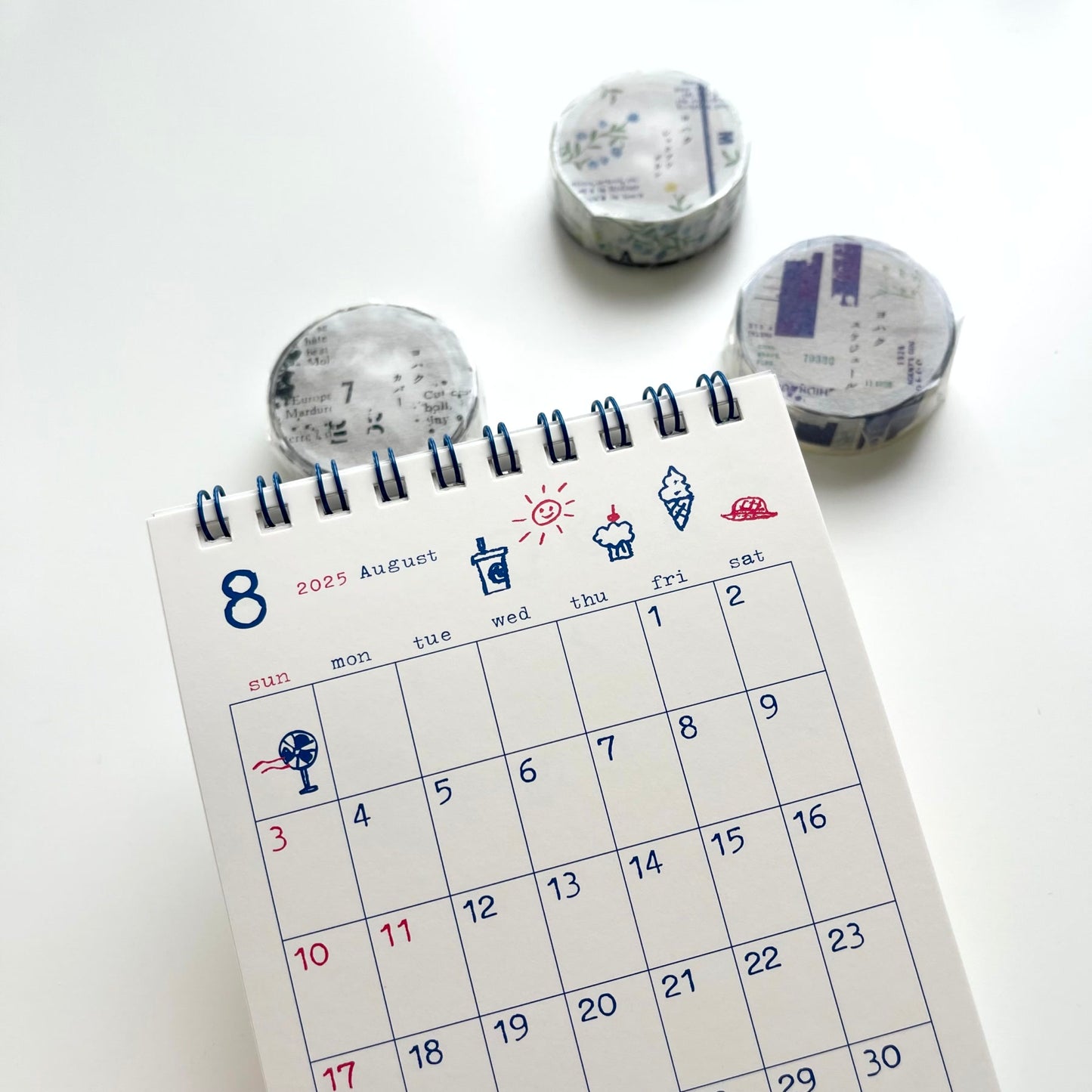 2025 Desk Ring Calendar